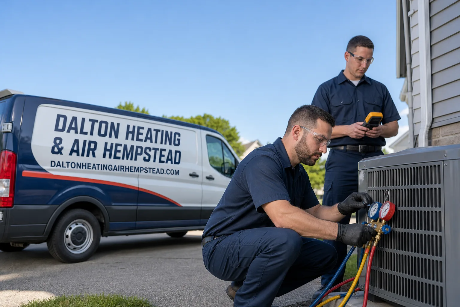 Dalton Heating & Air Hempstead hvac team
